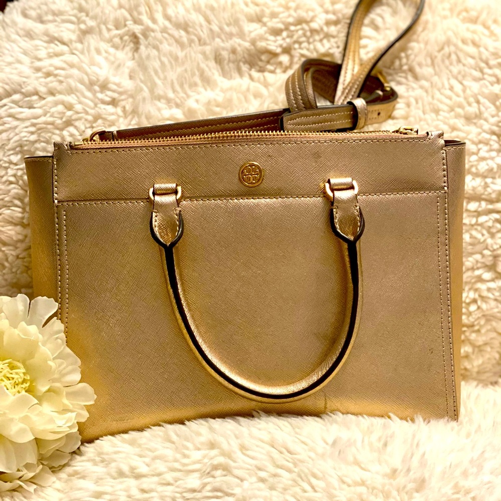 Tory Burch Rose Gold Satchel 👜